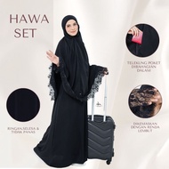 [ABAYA SAHAJA]Hanna Mirae Umrah/Haji Set Hawa