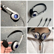 MENGXUAN Retro Headset, Over Ear Millennium Wind Y2K Headphone, Fashion Personality Earbud Type C Wi
