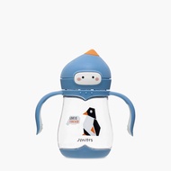 Babyshop Juniors Penguin Print Tritan Sipper Cup With Handles - 240 Ml