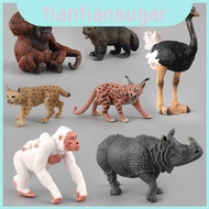 Stunning Pvc Wildlife Animal Figurines Collection With Wild Boar Ostrich And Gorilla Models