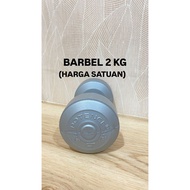 2kg plastic dumbbell potence 2 kg barbell 2kg dumbbell lifting tool only 1 pcs 2kg load barbell fitn