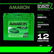 55D23L | AMARON GO | Car Battery Bateri Kereta | Proton Exora Preve Inspira Toyota Innova Camry Alph