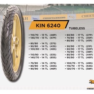 🔥CRAZY OFFER PRICE🔥 TYRE CHEETAHKING KIN 6240 TUBELESS TYRE BUNGA ROSSO SPORT INCH 13 14 17