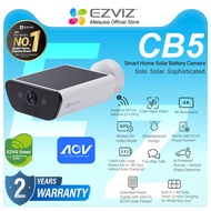 Ezviz CB5 4K 8MP Two Way Talk Motion Detection Wifi Battery Powered with Build in Solar Panel Smart 