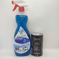 CHAI XỊT LAU KÍNH LÁI Ô TÔ HIỆU VT 800ml VÀ SENFINECO 9976 300ml TĂNG ĐỘ NHỚT GIẢM RA KHÓI ĐỘNG CƠ