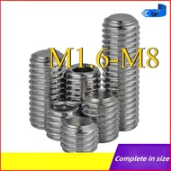 Set Screw Grub Screw/Stainless Steel 304 Hex Socket Set Screw  M1.6/M2/M2.5/M3/M4/M5/M6/M8 (BY-YL-MY