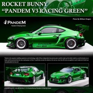 Fuelme Fuelme 1: 18 Rocket Rabbit 86 V3 Wide Body Limited Edition Car Model Racing Green Finished Pr