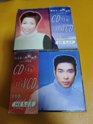 (附則紙)鄭秀文精精精選CD+VCD 47首/許志安精精精選CD+VCD 46首 (一套6碟)