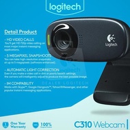 Logitech C310 HD 720P Webcam/30fps/ Clip AutoFocus Official