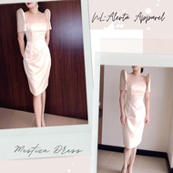 MESTIZA DUTCHESS DRESS / MODERN FILIPINIANA DRESS WITH BUTTERFLY FOR WOMEN