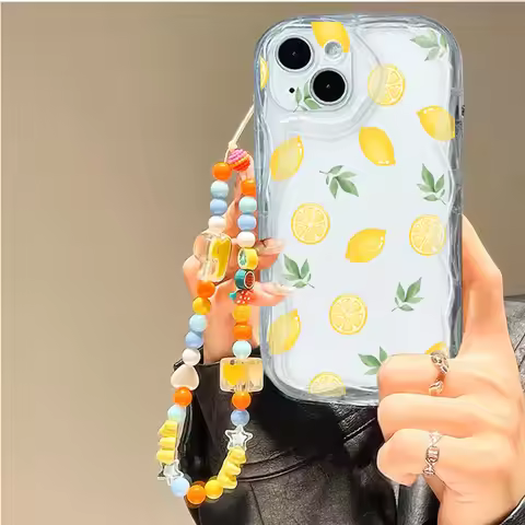 Lemon Case For OPPO A78 A74 A58 A54 A54S A53S A52 A53 A72 A55 A95 A77 A33 A17 A17K A12 A5 A7 A3S A96