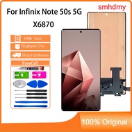 smhdmy Ori AMOLED For Infinix Note 50s 5G X6870 LCD Display Touch Screen Replacement
