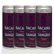 BACANA SANGRIA - 葡萄牙 BACANA RED SANGRIA 桑格利亞汽酒 250ml x 4罐 (葡萄牙製造)