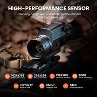 MiLESEEY Night Vision Monocular TSC400 1800M IR 384×288 Thermal Scope Thermal Imaging Scope 50Hz Ref