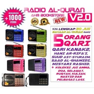 ORIGINAL RADIO AL-QURAN DIGITAL 8GB BACAAN 5 IMAM QARI 30 JUZUK AL-QURAN LENGKAP
