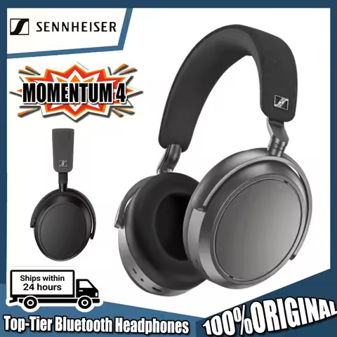 Sennheiser MOMENTUM 4 Wireless Headphones Original Adaptive Noise Cancelling 60H Battery Bluetooth 5
