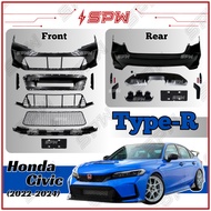 Honda Civic FE (2022-2024) FL5 Type-R Bodykit Front Rear Bumper FL6 Body Kit Front Lip Side Skirt Di