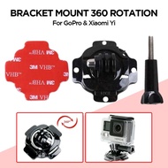 Bracket Mount 360 Rotation for GoPro Yi - Black
