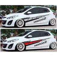 Latest Mazda 2 Car Stickers Mazda 2 Car cutting list Stickers Car Decal Vinyl Sticker Reflective Sti