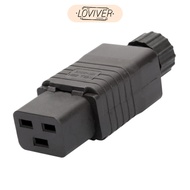 [Loviver] IEC 320 C19 Connector IEC C19 Female Plug 16A 250V 0001 ROHS / Reh / CE