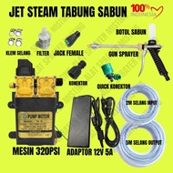 5A Alat Cuci steam motor dan mobil Dobel Pompa 320Psi / Pompa DC Pompa Air 12volt DC / Pompa DC Teka