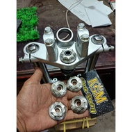 Stainless steel castor nut, triangle nut, top t, ninja r stainless steel