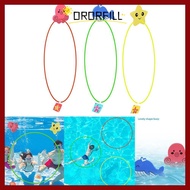 ORORFILL 1/3Pcs Swimming Pool Ring Swim Training Sinking Pool Toy Summer Swimming Circle Dive Ring S