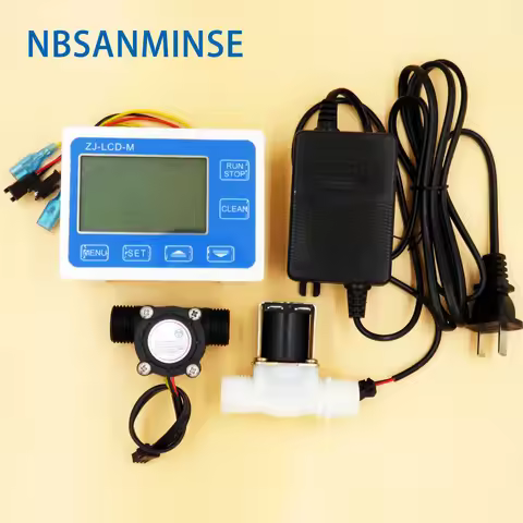 SMCD-M Flow Quantitative Controller Instrument SMF-S201 Water Flow Sensor SMPDJ-23 Water Solenoid Va