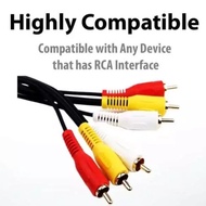 GMA Affordabox Jack Audio Jack 3x3 Jack RCA JACK Tv to DVD Jack DVD to TV Jack 1.5m