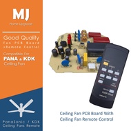 Replacement Ceiling Fan PCB Board + Remote Control Compatible For Panasonic &amp; KDK Ceiling Fan [HN09V10]