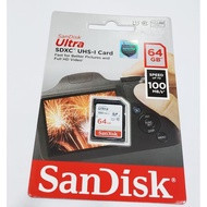 Memori Kamera Memory Kamera Memory Memory DSLR SDHC Sandisk CL10 UHS-1 64GB 100Mb/s Memori Card Memo