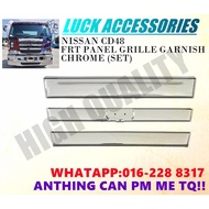 NISSAN CD48 FRT PANEL GRILLE GARNISH CHROME (SET)