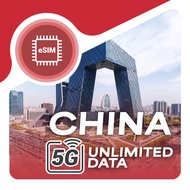 China & Hong Kong & Macau 5G Esim Best Price 3 to 15 Days High Speed Unlimited