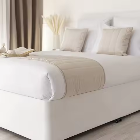 Well Made Bed Base Wrap Divan Valance Skirt With Three Sides Luxury Faux Suede Fabric Around Excelle
