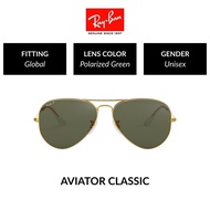 Ready Stock Hot Sale Stock Ray·Ban Pilot Metal SizeGrande-Rb3025 001/58-Sunshine Glass (One-Year Warranty)