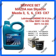 MAZDA 3, 5, 6, CX5, CX7 RX 8 Mazda2 1.5 Mazda3 1.6  NON Skyactiv (Lubrimaxx 20W50-4L Engine Oil +O/F