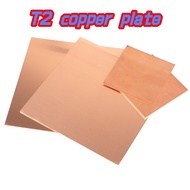 T2 Copper Plate Thickness 0.4-1.5mm Copper Sheet Copper Belt Pure Red Copper Plate Conductive Copper