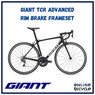 Giant TCR Advanced (2021) Carbon Black (Size S) Rim Brake Frameset ONLY for Road Bike