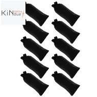 10Pcs  Burlap Wine Bags Drawstring, Hessian Cloth Bottle Gift Bags for Blind Taste Halloween Party H