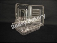 Kuih Container OPS-C13 / C13 / Disposable Plastic Clear Bakery Container / Bekas Kuih (50pcs±)