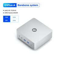 คอมพิวเตอร์ขนาดเล็ก O1 ORICO 7535HS Ryzen5 16GB DDR5 1TB คอมพิวเตอร์เดสก์ท็อปขนาดเล็กประสิทธิภาพสูงส