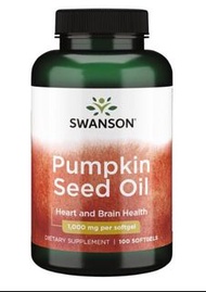 🌈 南瓜籽 男性保健 SW364 🌈 南瓜籽油丸 SW364 Swanson Pumpkin Seed Oil 1000MG 100粒 天然南瓜籽油膠囊🌈南瓜籽油其營養成分非常適合成熟男人，且使用高生