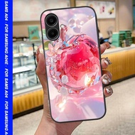 CASING FOR SAMSUNG A04 [M379] SOFTCASE GLASS GLOSSY GLASS FOR SAMSUNG A0E CHERRY MOTIF GLOSSY - SOFT