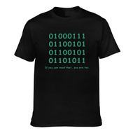 Programmer Binary Ascii Creatives Film Popular Customized T-Shirt Man
