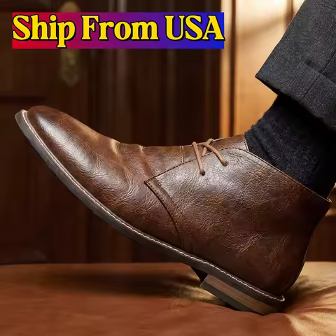 Classic Chukka Boots Men 2026 Brand Comfortable Fashion Retro Desert Boots