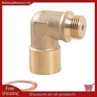 M18x1.5 90 Degree Oxygen Sensor Extender Brass Oxygen Sensor Spacer O2 Sensor Adapter Oxygen Sensor 