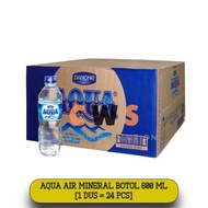 AQUA Air Mineral Botol 600 ml - 1 Dus / 24 Pcs