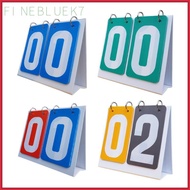 [finebluek7] Sports Scoreboard, Score Counter, 2-Digit Scoreboard, Flip-Top Scoreboard for Games, Vo