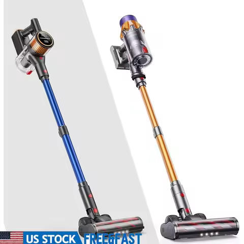 Cordless Vacuum Cleaner X7A X9 Powerful Suction 550W 60min Battery Life LED Light Removable Battery 