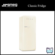 Smeg FAB28RCR5 Single Door Refrigerator with ice compartment - Cream